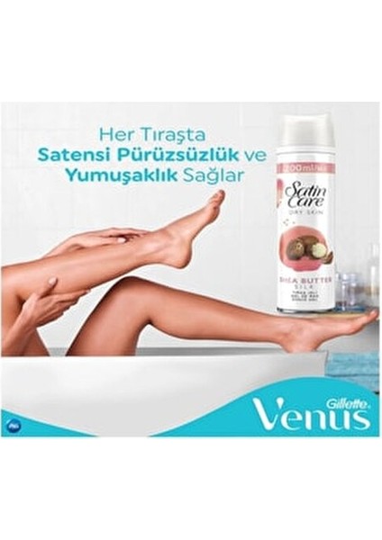 Satin Care Tıraş Jeli Kuru ve Hassas Cilt 200ML 2'li Set fırsatları