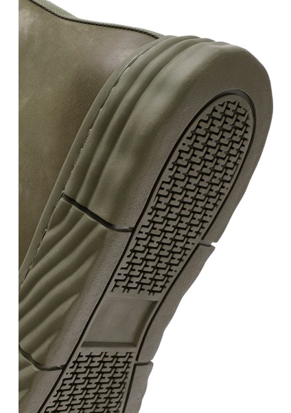 Erkek Haki Fermuarlı Nubuk Spor Bot 25WFD6920V3