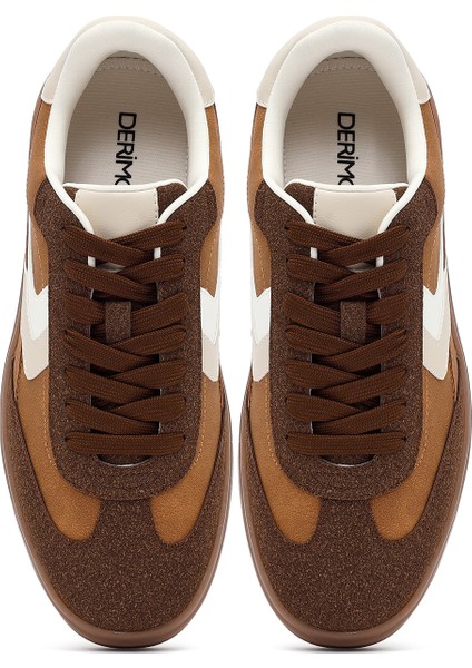 Kadın Camel Bağcıklı Kalın Tabanlı Sneaker 25AFD431018