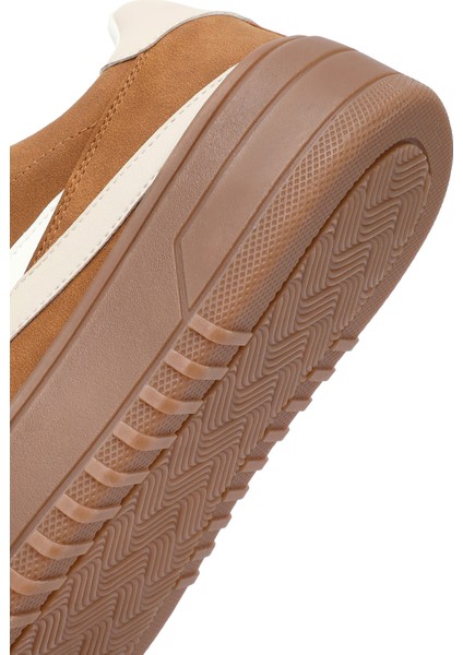 Kadın Camel Bağcıklı Kalın Tabanlı Sneaker 25AFD431018