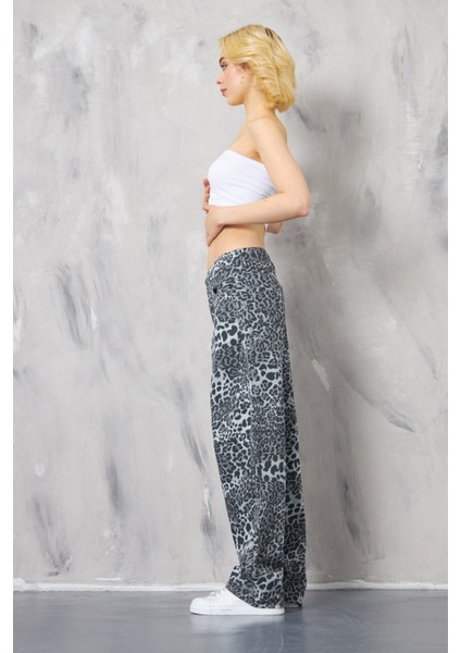 Kadın Leopar Baggy Pantolon fiyatları