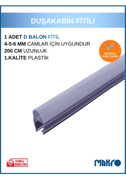 Duşakabin Balon Fitil 200 cm