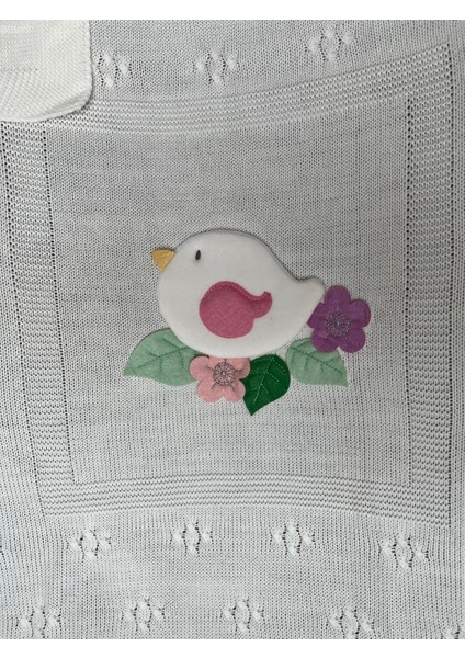Kuş Küçük Triko Bebek Battaniyesi modelleri