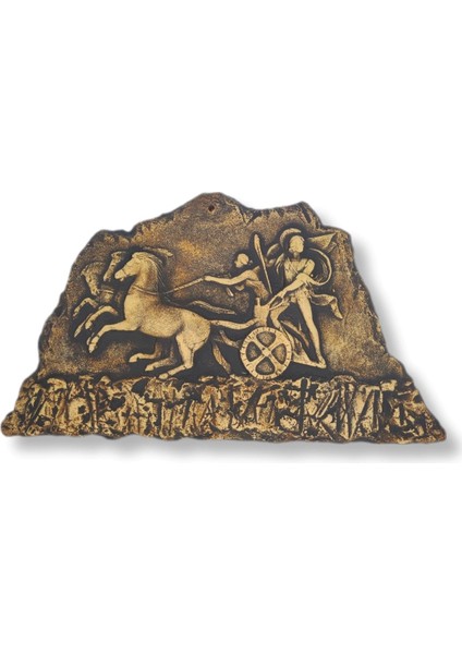 Roma Atlı Araba Rölyef Pano