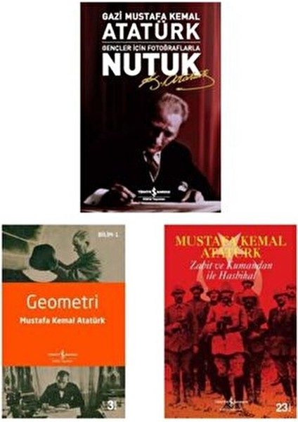 Atatürk'ün Yazdığı Nutuk Geometri Zabit ve Kumandan Seti