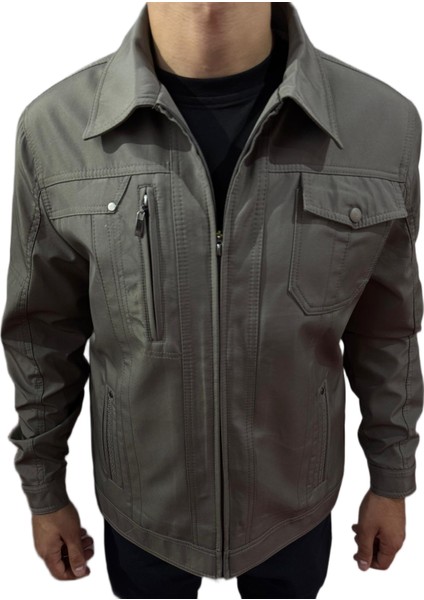 Baba Ceket Gri Cepli Fermuarlı fiyatları