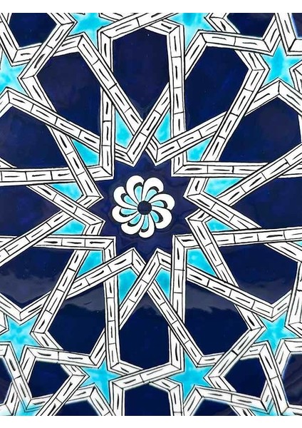 Kurumsal Hediye, Selçuklu Yıldızı Desenli 25CM Iznik Çini Tabak fiyatları
