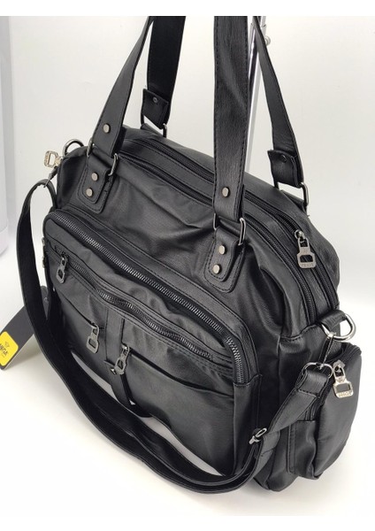 Yıkamalı Deri Kadın Omuz Çantası fırsatları