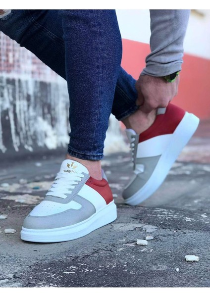 Beyaz Kırmızı Erkek Casual Ayakkabı fiyatları