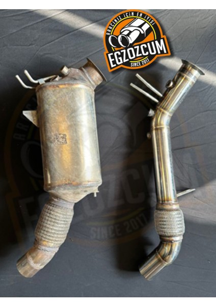 Bmw E90 3.20 Dizel Downpıpe Downpipe Spiralli