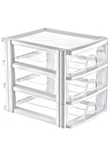 3 Çekmeceli A4 Kağıtlık, Organizer Evrak Rafı, DW130