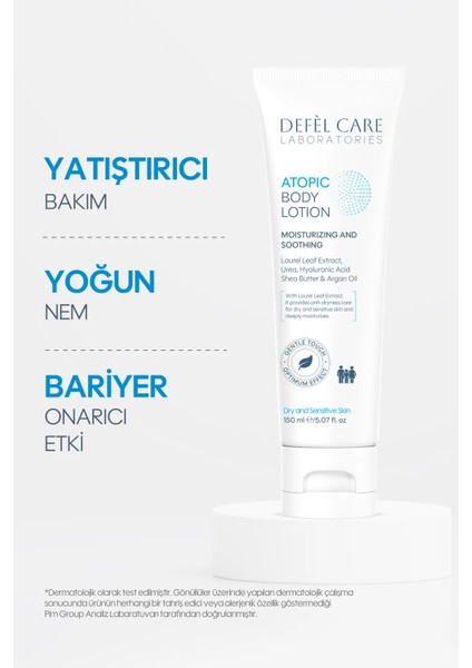 Atopik Ciltler Için Vücut Losyonu Nemlendirici Krem (150 Ml) modelleri