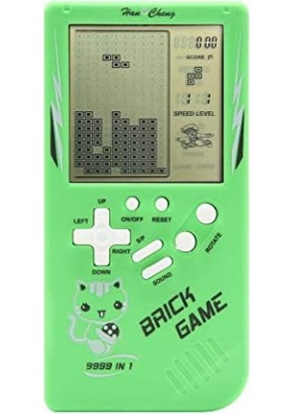 Tetris Oyun Konsolu 23 Bulmaca Oyunu Bataryalı 3.5 Inç LCD Mini Taşınabilir Atari