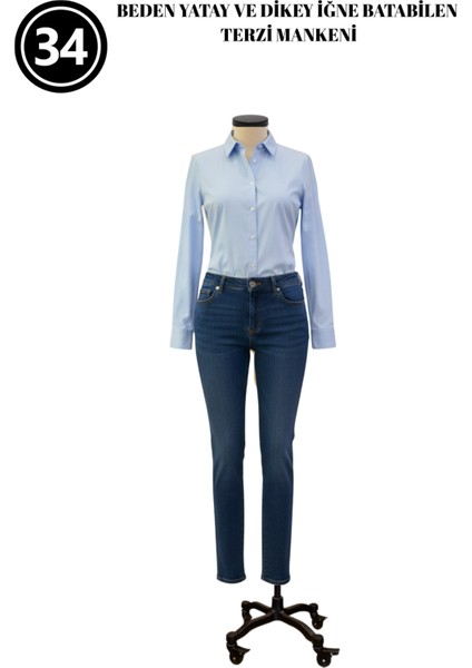 34 Beden Pantolon Giyebilen Iğne Batabilen Terzi Mankeni – Prova ve Tasarım Mankeni indirimleri