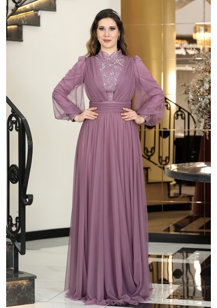 Hazal Büyük Beden Tesettür Abiye