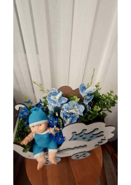 Bebek Arabalı Hoşgeldin Bebek Hediyesi