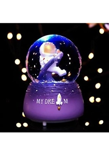 Yörüngedeki Astronot Kar Küresi