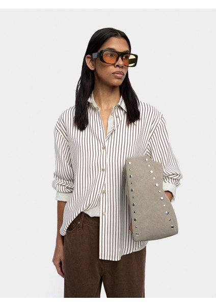 Uzun Kollu Çizgili Gömlek