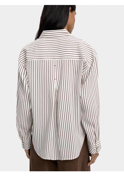 Uzun Kollu Çizgili Gömlek modelleri