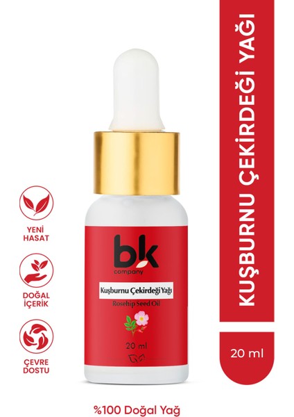 Kuşburnu Çekirdeği Yağı - Aydınlatıcı Doğal Ve Saf Yağ (Serum) - 20ml