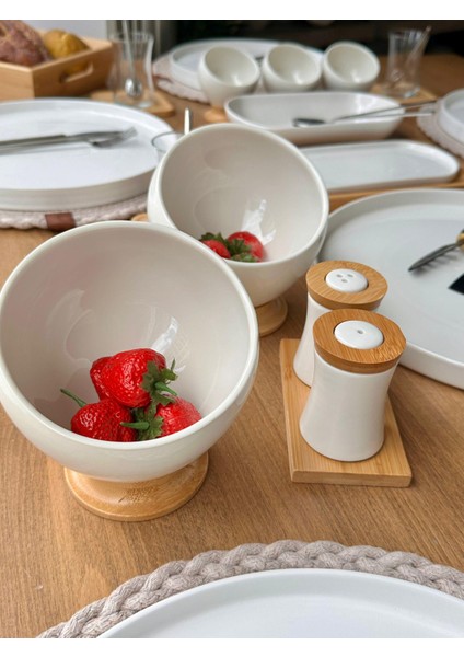 Kahvaltı Takımı Pure Bambu 73 Parça 6 Kişilik modelleri