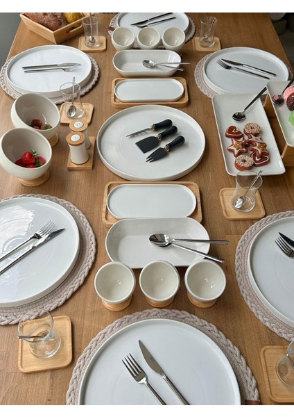 Kahvaltı Takımı Pure Bambu 73 Parça 6 Kişilik fırsatları