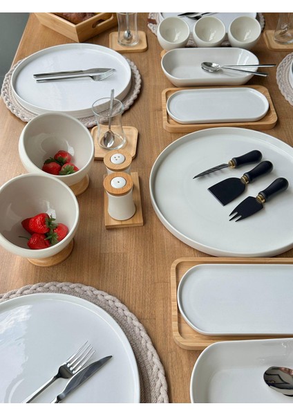 Kahvaltı Takımı Pure Bambu 73 Parça 6 Kişilik indirimleri