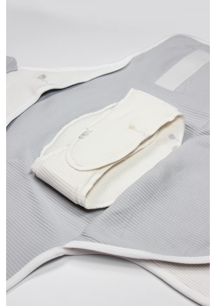 Bistyle Flying Elephant Organik Bel Destekli Kundak 75102 Ekru Gri