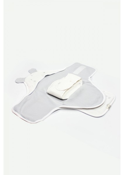 Bistyle Flying Elephant Organik Bel Destekli Kundak 75102 Ekru Gri