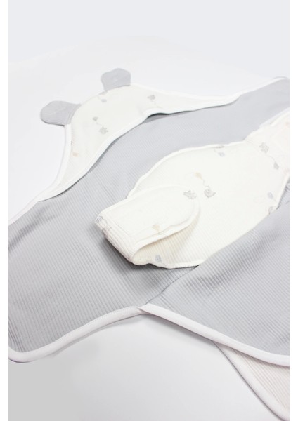 Bistyle Flying Elephant Organik Bel Destekli Kundak 75102 Ekru Gri