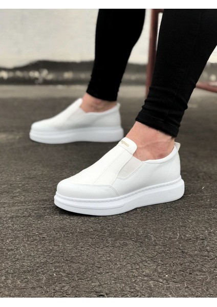 Beyaz Düz Casual Erkek Ayakkabı