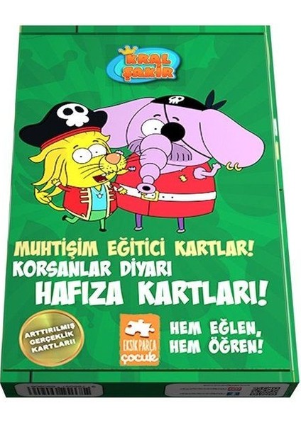 Muhtişim Eğitici Kartlar! - Korsanlar Diyarı Hafıza Kartları!