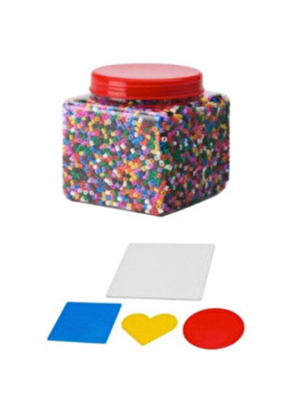 Pyssla Boncuk Kalıbı 4 Parça Eğlenceli Tasarım 4-6 Yaş Çocuklar İçin Yaratıcı Oyun Seti modelleri