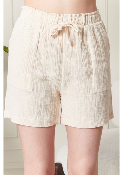 %100 Koton Mollis Kumaş Şort fiyatları