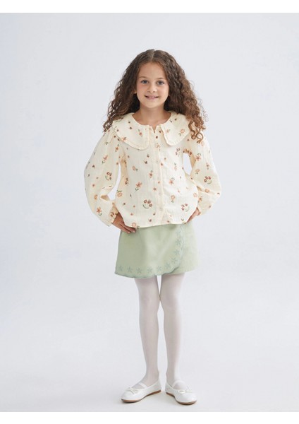 Lcw Kids Ekru Kız Çocuk Bluz, Etek ve Külotlu Çorap Takım fiyatları