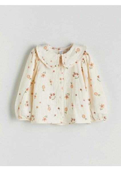 Lcw Kids Ekru Kız Çocuk Bluz, Etek ve Külotlu Çorap Takım fırsatları