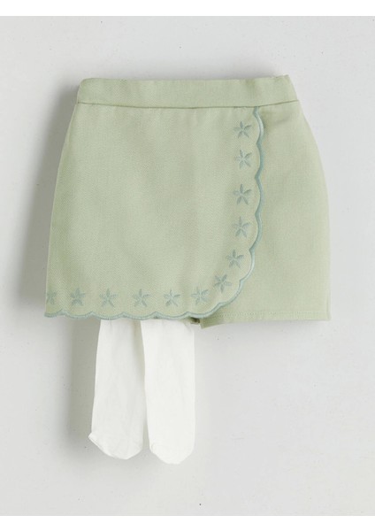 Lcw Kids Ekru Kız Çocuk Bluz, Etek ve Külotlu Çorap Takım indirimleri