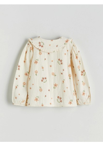 Lcw Kids Ekru Kız Çocuk Bluz, Etek ve Külotlu Çorap Takım