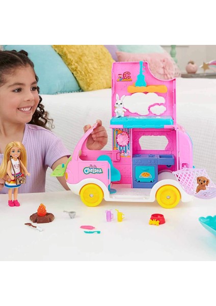 Nessiworld Barbie Chelsea'nin Yeni Karavanı HNH90 indirimleri