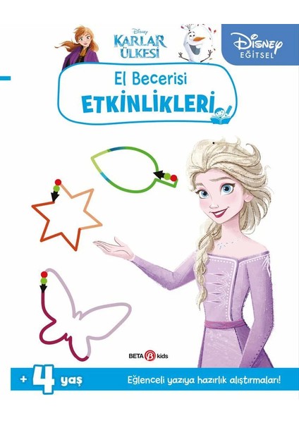 Nessiworld Disney Eğitsel Karlar Ülkesi El Becerisi Etkinlikleri Yazıya Hazırlık