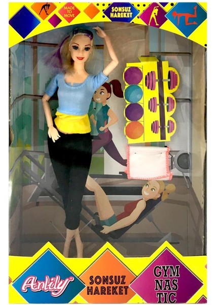 Nessiworld Anlily Sonsuz Hareket Jimnastikçi Bebek modelleri