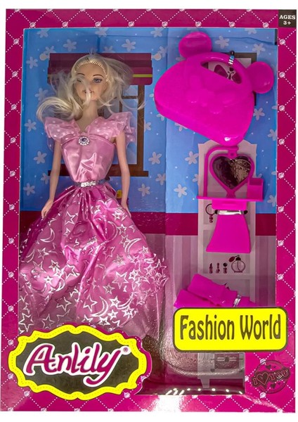 Nessiworld Oydaş Anlily Çantalı Aynalı Bebek 2276