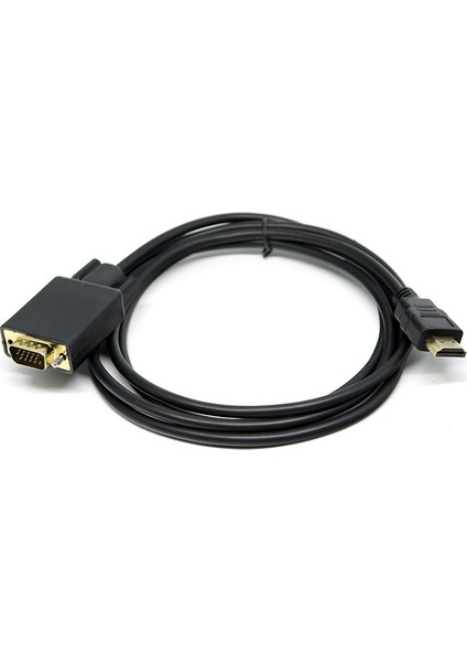 HDMI To VGA 1.8m Aktif Dijital - Analog, Full Hd,tak Çalıştır Dönüştürücü Kablo fiyatları