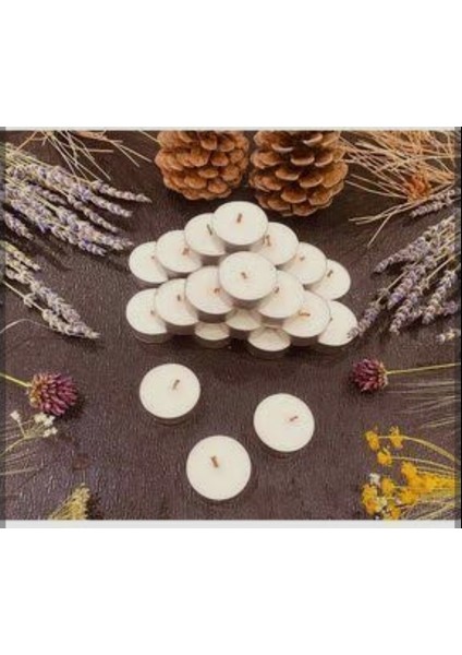 10'lu Tealight Beyaz 11 Gr.