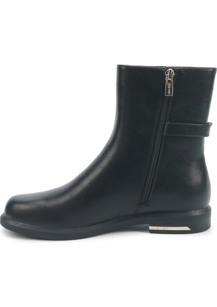 Tonıa 5pr Siyah Kadın Düz Bot modelleri