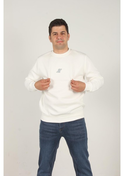 5012 Şardonlu Üç Iplik O Yaka Sweat