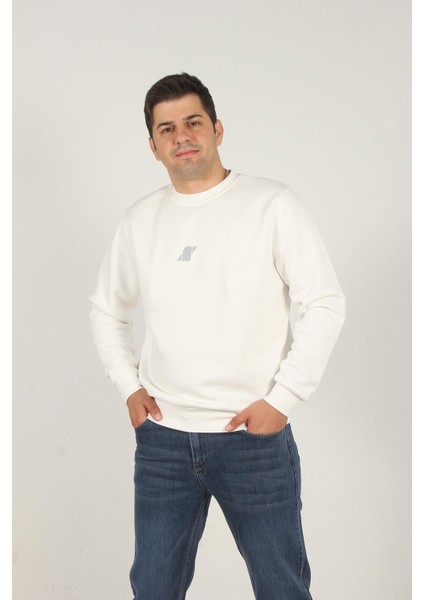 5012 Şardonlu Üç Iplik O Yaka Sweat