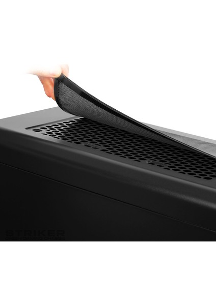 Striker Midtower Gaming Bilgisayar Kasası (3×120MM Fan, 6 Fan Desteği, Siyah) – 700W 80+ Bronze Psu Dahil fırsatları