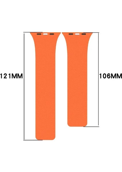 Apple Watch 11-10 42MM 9 8 7 41MM Se 6 5 4 40 2 3 38MM Uyumlu Manyetik Silikon Deri Dokulu Kordon fırsatları