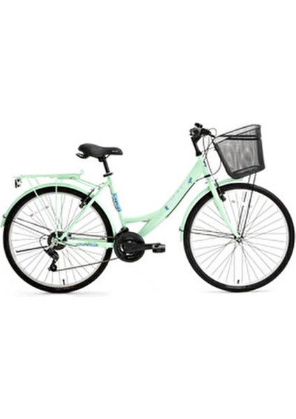 Lotus 24 Jant Şehir Bisikleti (Mint Yeşil-Beyaz)